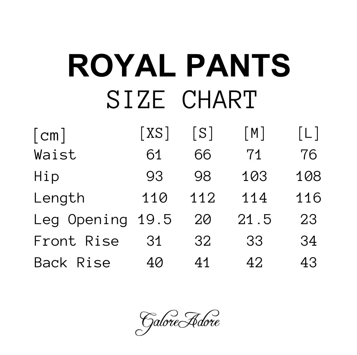 White Royal Pants