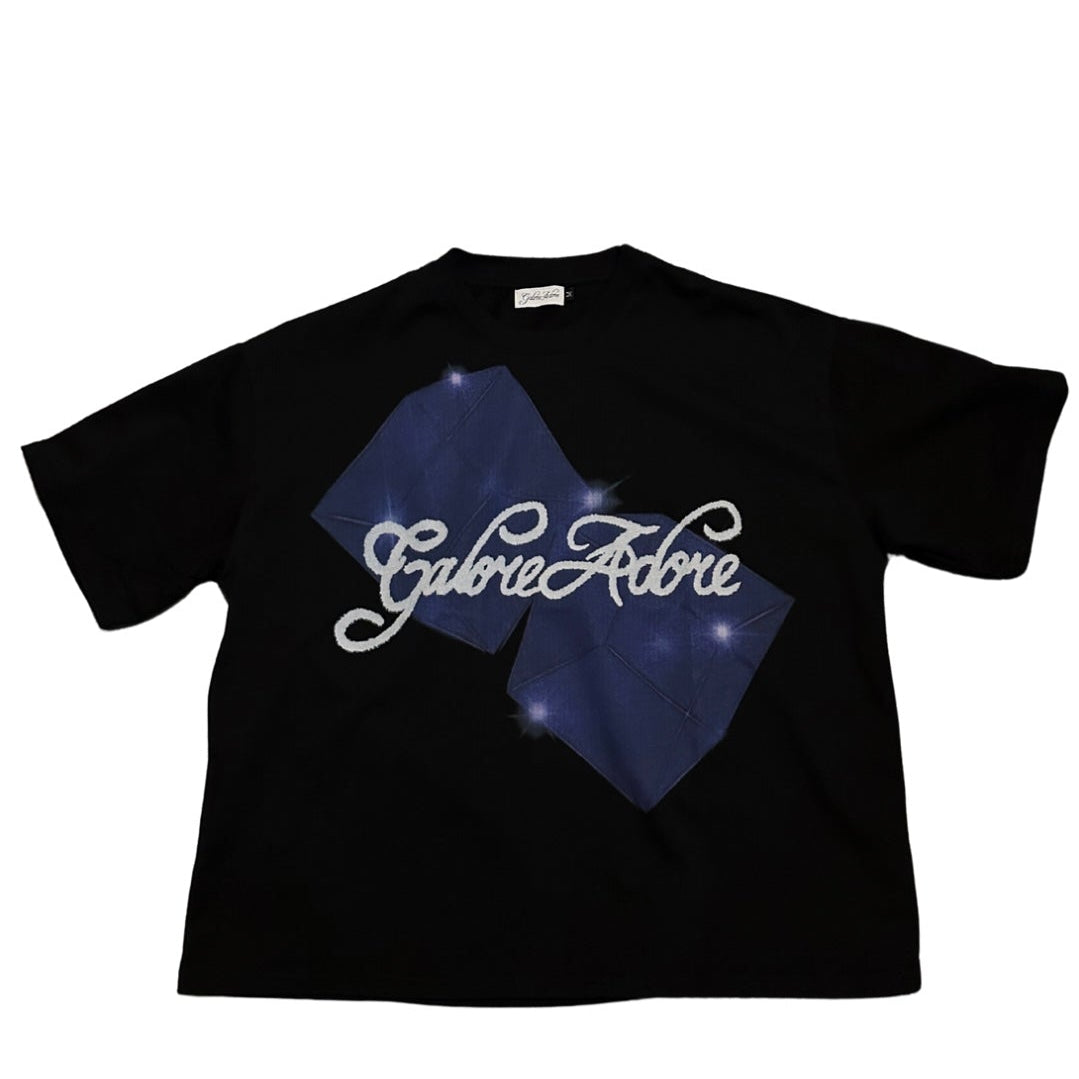 Purple Diced Tee